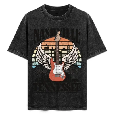 Nashville Music City Mineral Wash T-Shirt