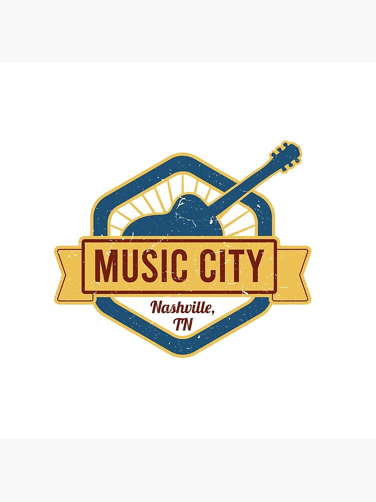 New Music City Nashville Throw Pillow - Image 2