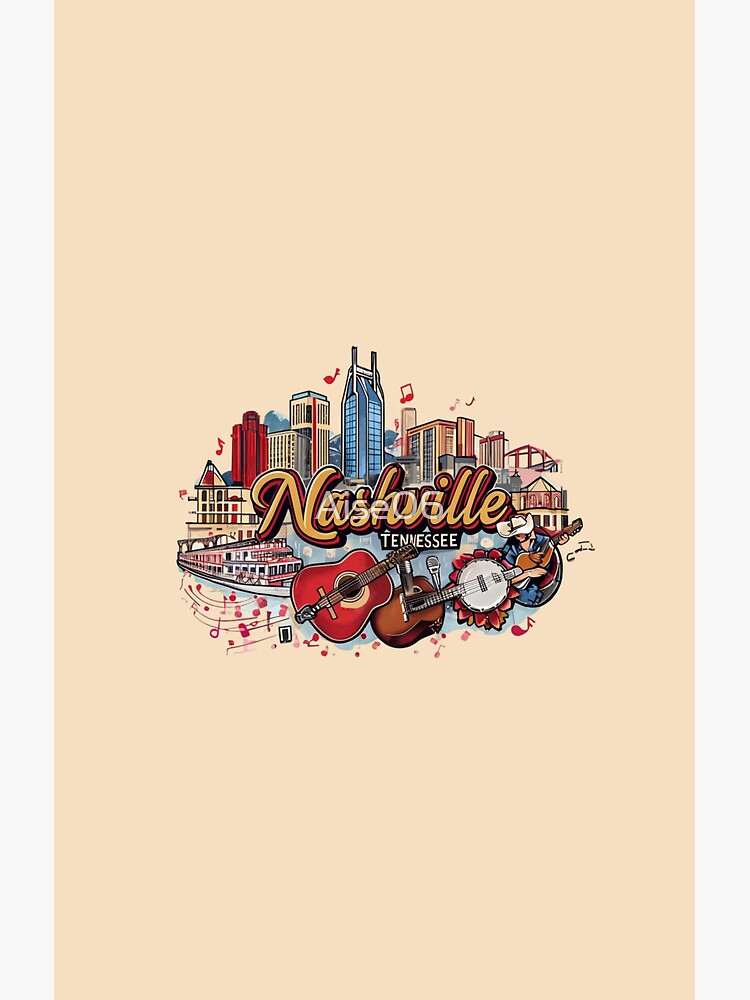 Nashville City Shower Curtain - Image 2