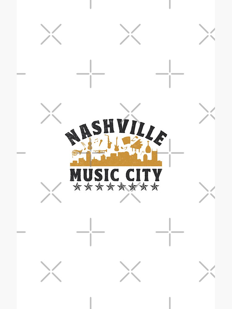 Nashville Tennessee Vintage Boho Shower Curtain - Image 2