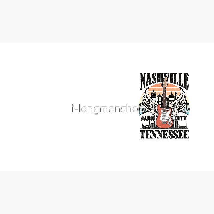 Nashville Music City Country Music And Western Style Gift Mug - Image 2
