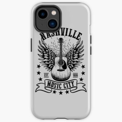 Nashville Music Acoustic Guitar Iphone Case