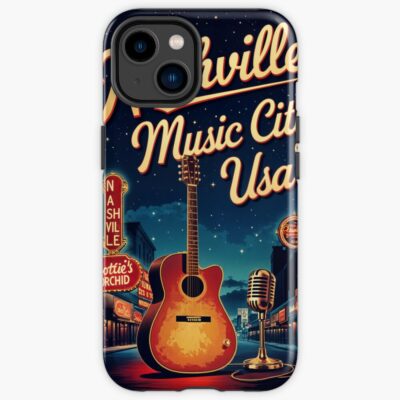 Broadway Nashville  Neon Lights Iphone Case