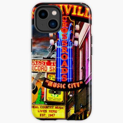 Nashville Tennessee Music Is King Iphone Case