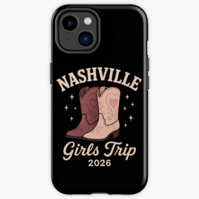 Pink Cowgirl Nashville Girls Trip Iphone Case