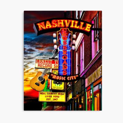 Nashville Tennessee Where Country Music Is King Poster