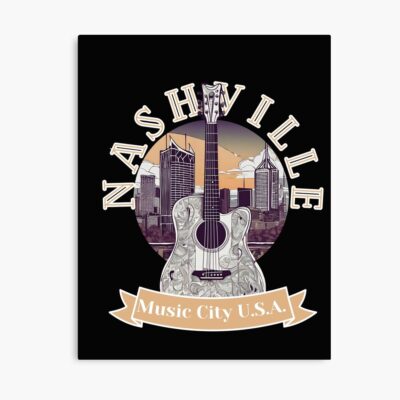 Nashville Music City Usa Poster