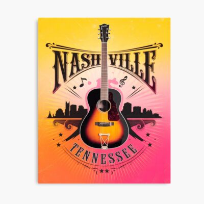 Nashville Tn Music City Usa Poster