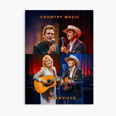 Country Music Wall Art Nasnville Poster