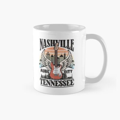 Nashville Music City Country Music And Western Style Gift Mug
