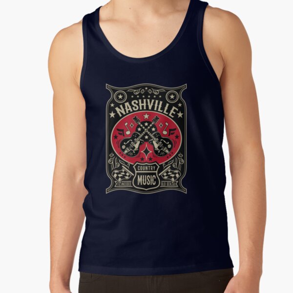 Country Music Lover Vintage Nashville Tank Top - Image 5