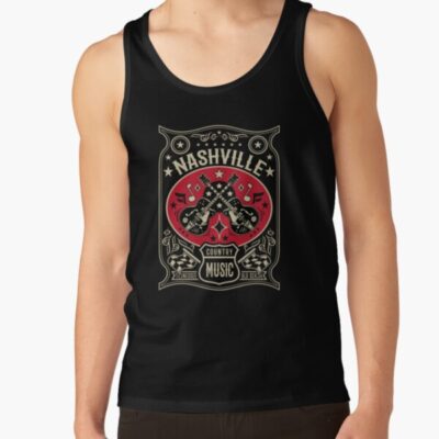 Country Music Lover Vintage  Nashville Tank Top