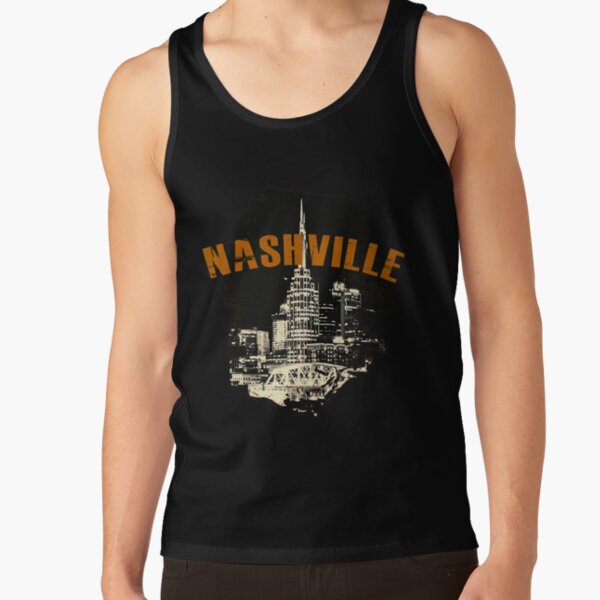 Vintage Nashville Skyline Tank Top - Image 2