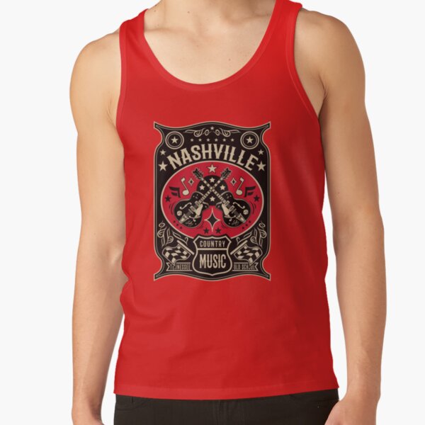 Country Music Lover Vintage Nashville Tank Top - Image 4