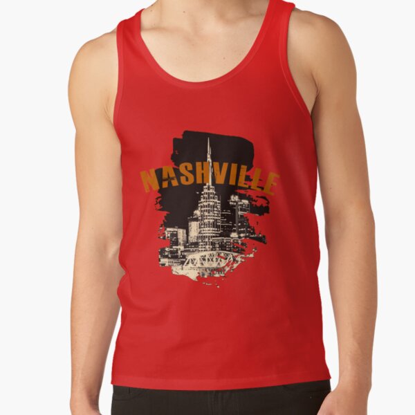 Vintage Nashville Skyline Tank Top - Image 4