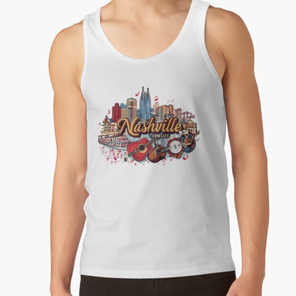 Nashville With City Tank Top - Image 2