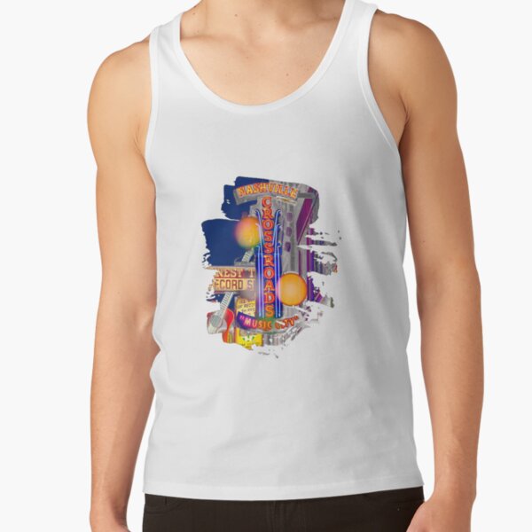Nashville Music City Signboard Tank Top