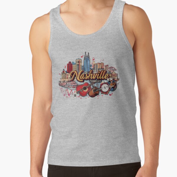 Nashville With City Tank Top - Image 3