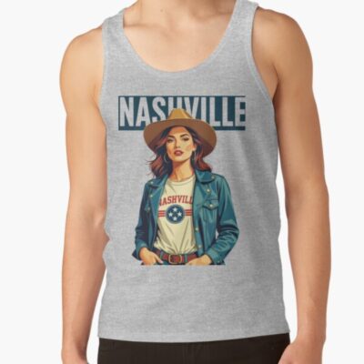 Nashville Scene Souvenir Or Street Wear Tank Top