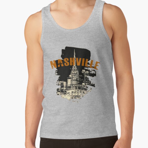 Vintage Nashville Skyline Tank Top - Image 3