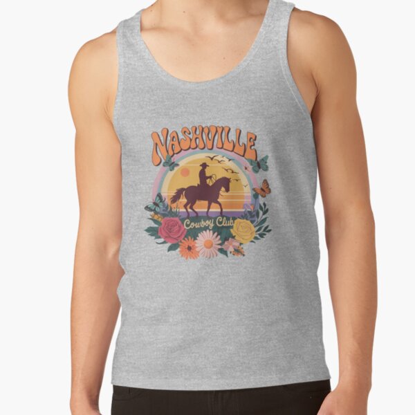 Nashville Cowboy Club Horse Rider Tank Top - Image 3