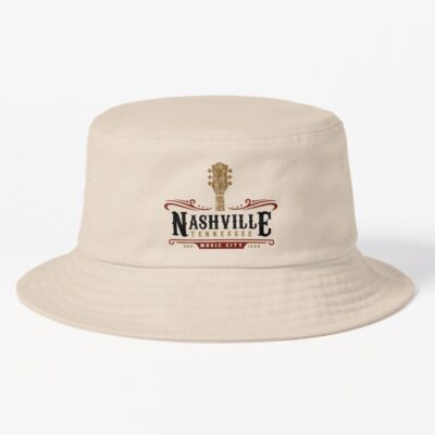 Nashville Logo Music City Bucket Hat
