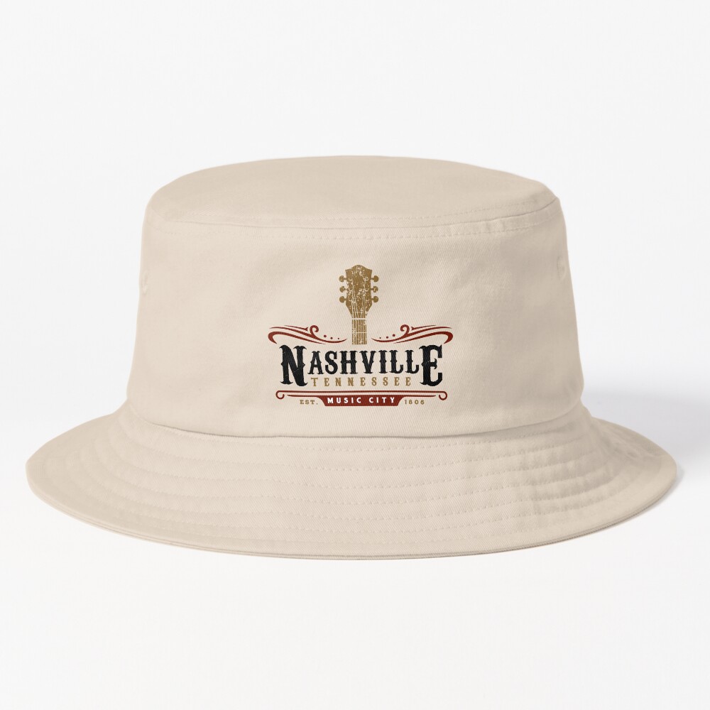 Nashville Logo Music City Bucket Hat