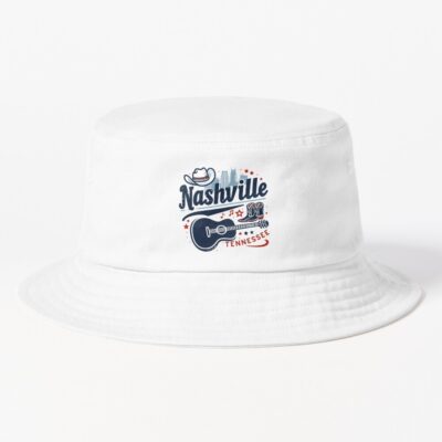 Nashville Tennessee Skyline Bucket Hat