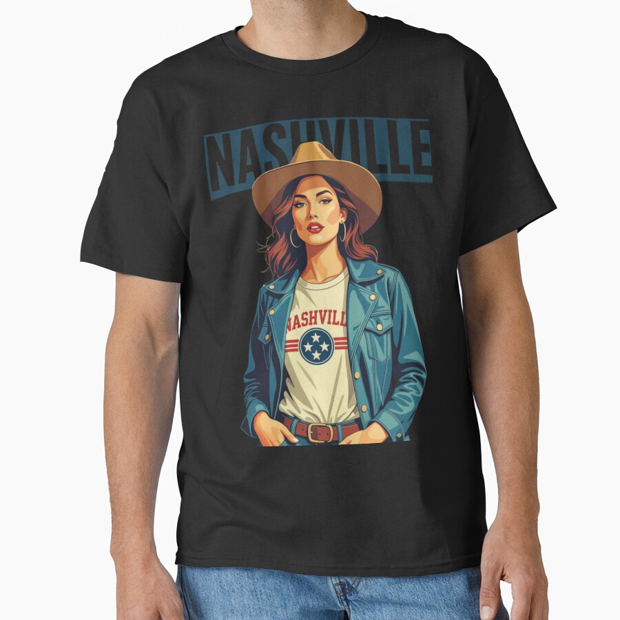 Nashville Scene Souvenir Or Street Wear T-shirt - Image 3