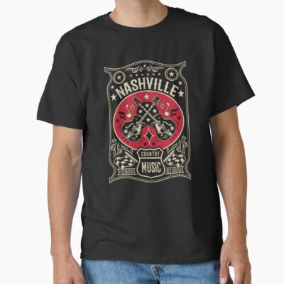 Country Music Lover Vintage  Nashville T-shirt