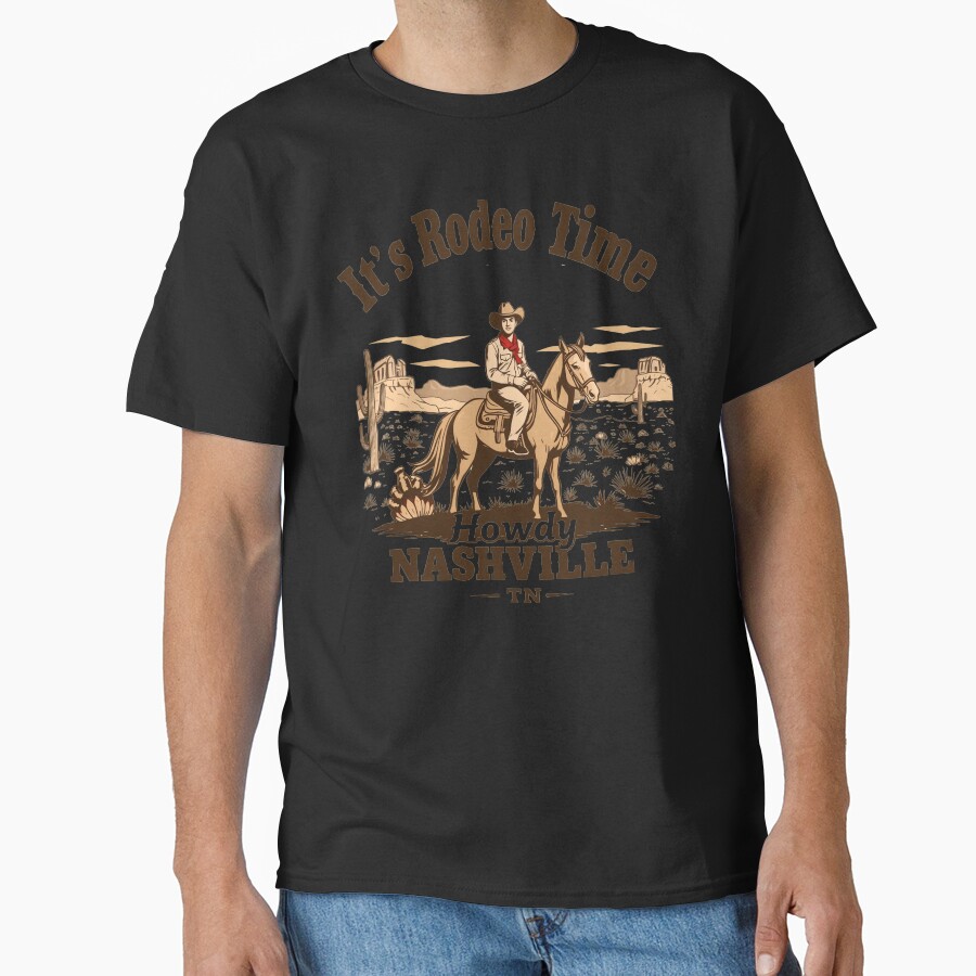 Howdy Rodeo Time Nashville T-shirt - Image 2
