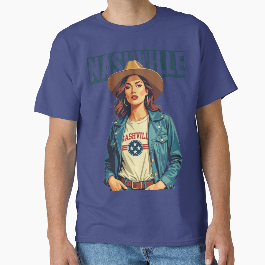 Nashville Scene Souvenir Or Street Wear T-shirt - Image 4