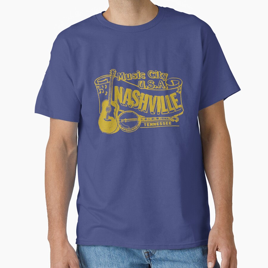 Nashville Music Guitar T-shirt - Image 4
