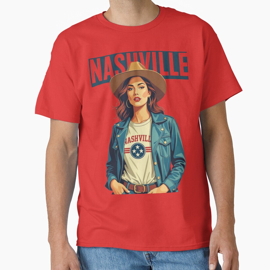 Nashville Scene Souvenir Or Street Wear T-shirt - Image 5