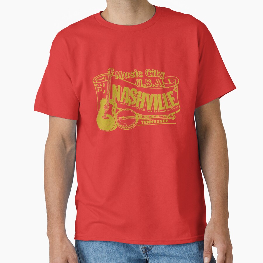 Nashville Music Guitar T-shirt - Image 5