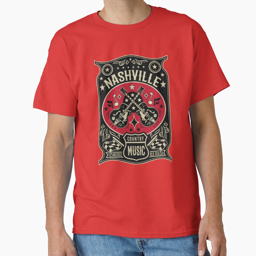 Country Music Lover Vintage Nashville T-shirt - Image 5
