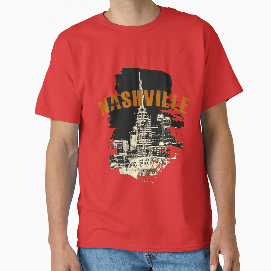 Vintage Nashville Skyline T-shirt - Image 5