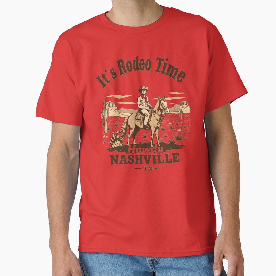 Howdy Rodeo Time Nashville T-shirt - Image 5