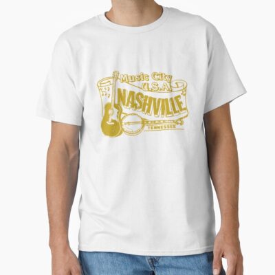 Nashville Music Guitar T-shirt