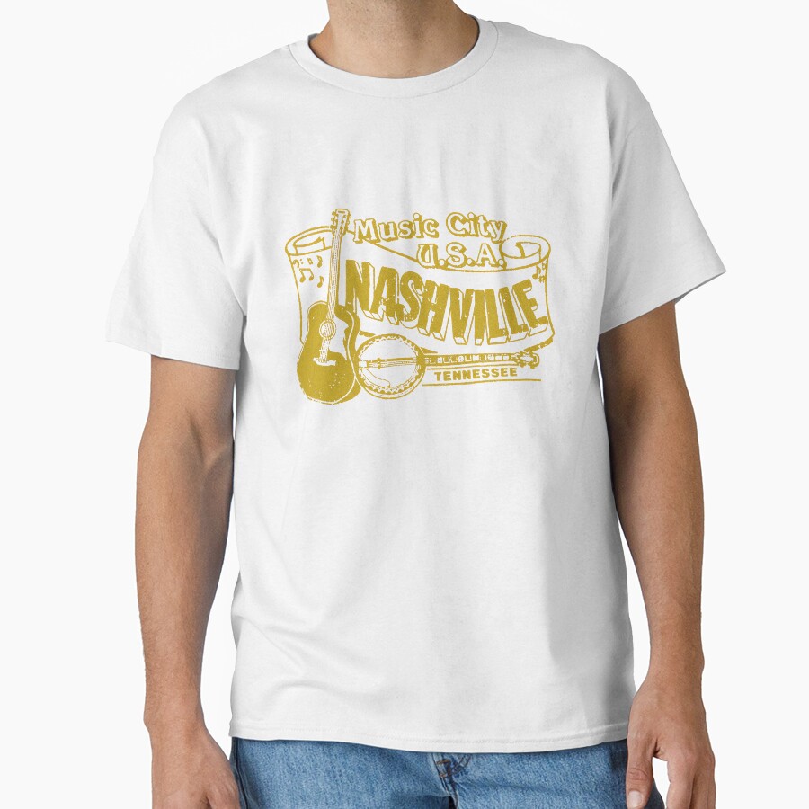 Nashville Music Guitar T-shirt
