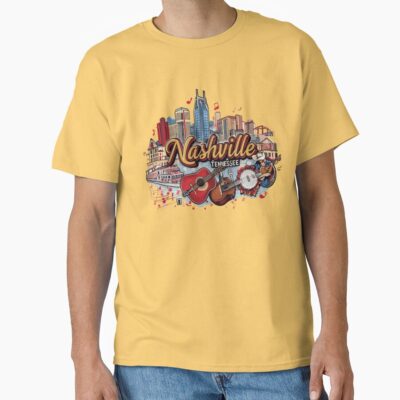 Nashville With City T-shirt