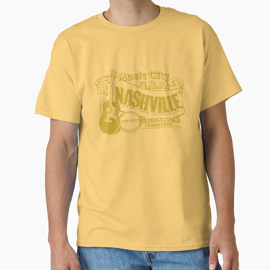 Nashville Music Guitar T-shirt - Image 6