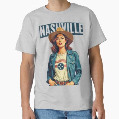 Nashville Scene Souvenir Or Street Wear T-shirt