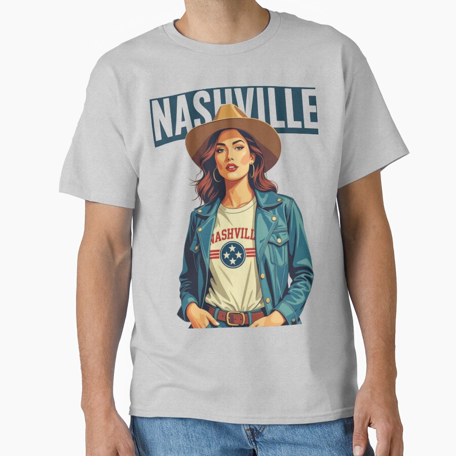 Nashville Scene Souvenir Or Street Wear T-shirt