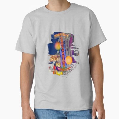 Nashville Music City Signboard T-shirt