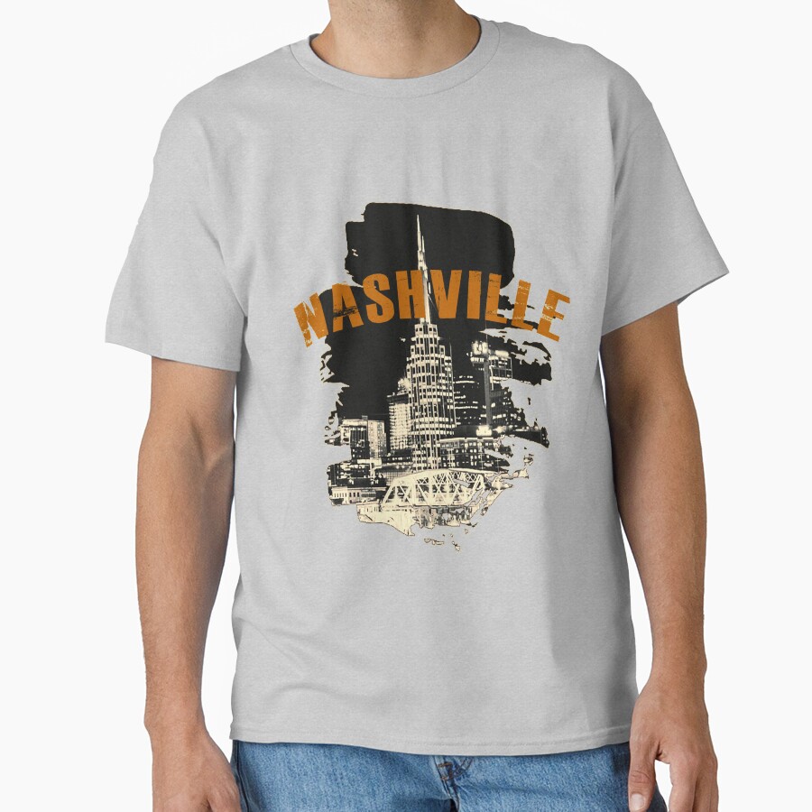 Vintage Nashville Skyline T-shirt - Image 3