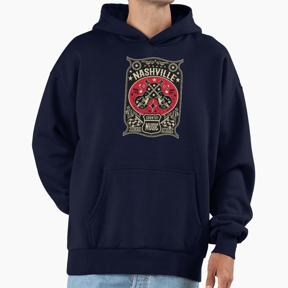 Country Music Lover Vintage Nashville Hoodie - Image 5