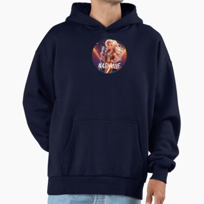 Nashville Retro Text Design Hoodie