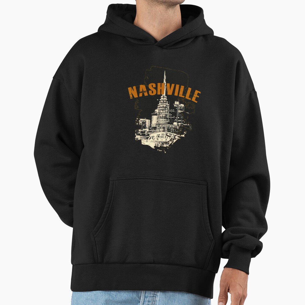 Vintage Nashville Skyline Hoodie - Image 2