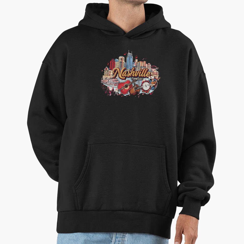 Nashville With City Hoodie - Image 3